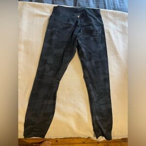 Lululemon Align High-Rise Pant 25” Heritage 365 Camo Deep Coal Multi - Size 10